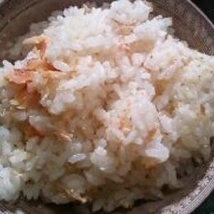 塩鮭とタラコの炊き込みご飯